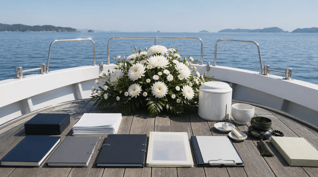 海洋散骨の流れと手続き|申込みから当日までの完全ガイド