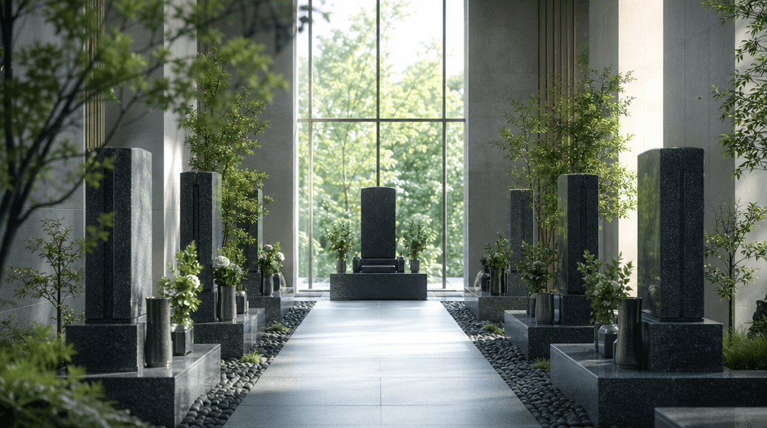 明るい現代的な永代供養施設の内部|永代供養で後悔しないための失敗例8つ